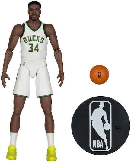 Figurină De Acțiune Giannis Antetokounmpo Milwaukee Bucks 15cm