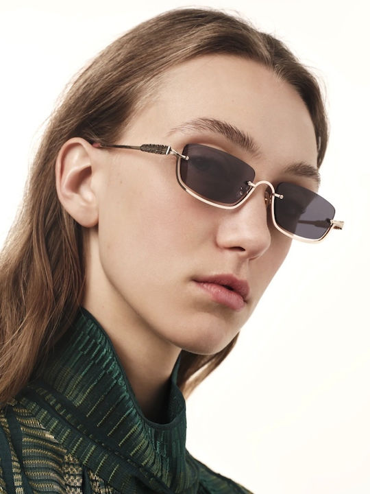 Zeus & Dione Unisex Ochelari de Soare cu Ramă Metalică Aurie PATMOS C3