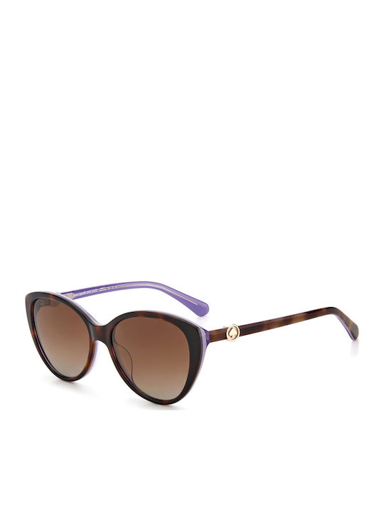 Kate Spade Visalia Sunglasses Brown with Acetate Frame & Brown Lens Kate Spade Visalia Sunglasses Brown with Acetate Frame & Brown Lens