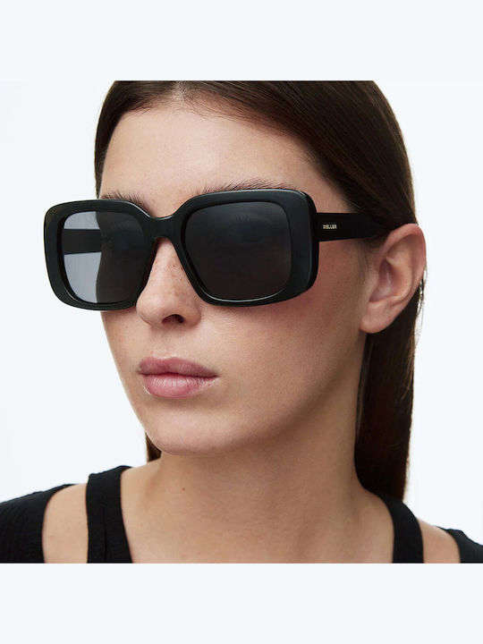 Meller Luma Unisex Ochelari De Soare Cu Culoare Full Face Negru Și Culoare Negru Polarized