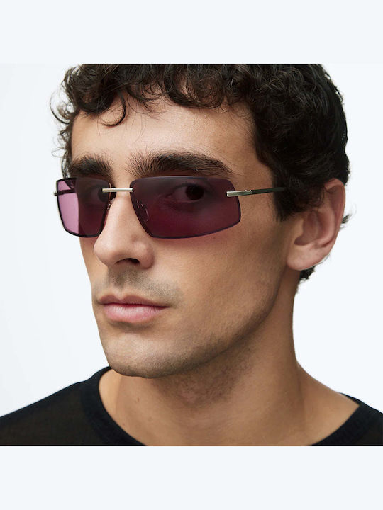 Meller Baraka Silver Sunglasses With Metallic Frame Meller Baraka Silver Sunglasses With Metallic Frame