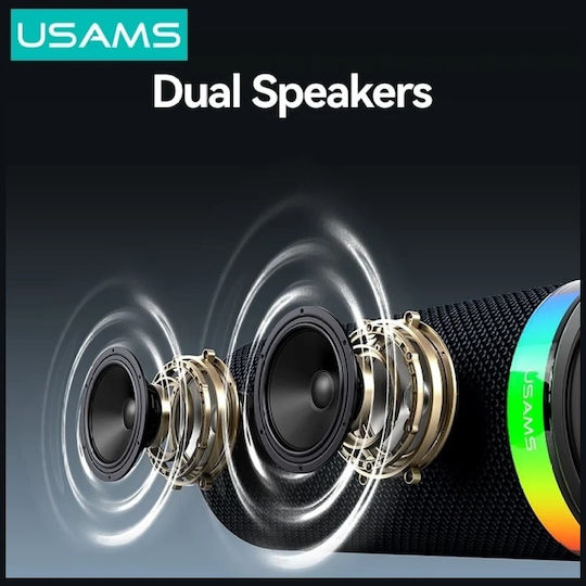 Usams YX018 Bluetooth колона 10W с време на работа до 4 часа Черна