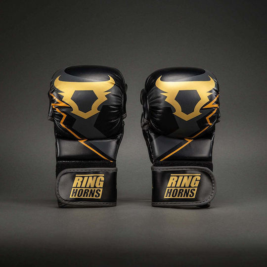 Γάντια Ringhorns Charger Mma Sparring Gloves Black Gold