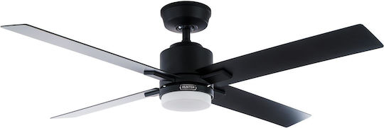 Hunter Mila 132 Ανεμιστήρας Οροφής 132cm με Φως Matte Black