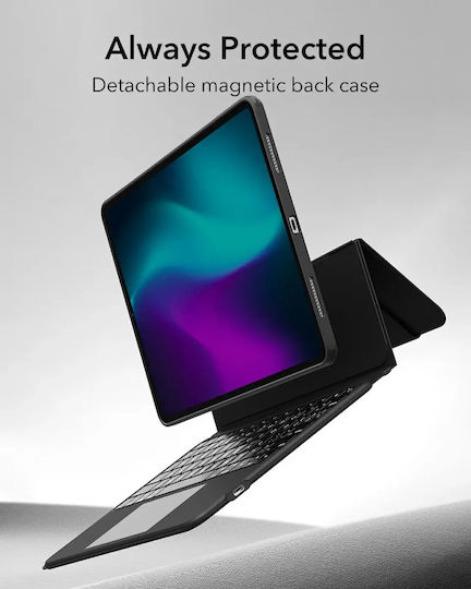 ESR Ascend Flip Cover με Πληκτρολόγιο Λευκή (Ipad Pro 11 2024/2025)