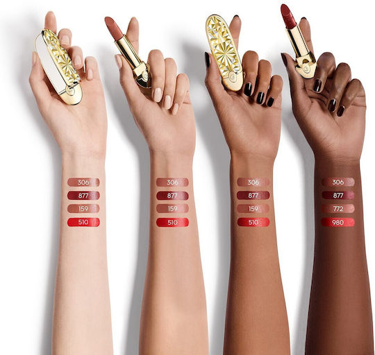 Guerlain Червило Пълнител Мат 877 Звезден Червен 3.5гр