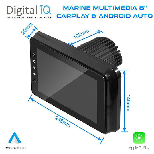 Digital Iq Mr 800_cpaa 8inc Multimedia Screen Carplay Android Auto