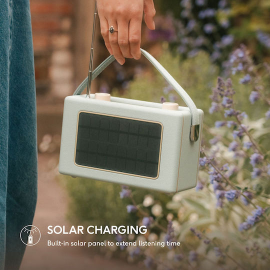 Roberts Revival Uno Solar Portable Radio Solar DAB+ with Bluetooth Duck Egg Blue