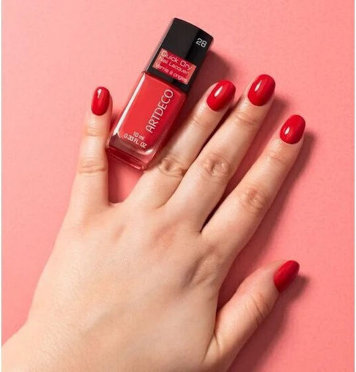 ArtDeco Lac De Unghii Uscare Rapidă Luciu Oja Uscare Rapidă 28 Cranberry Syrup 10ml