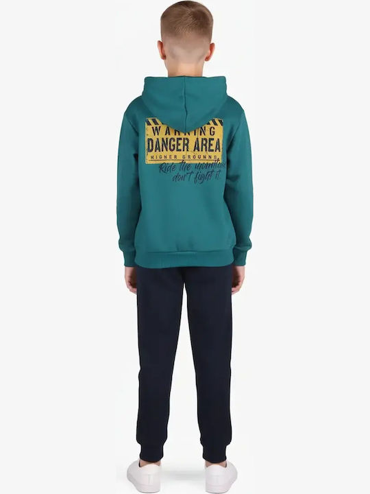 Kinder Trainingsanzüge  Petrol Blau