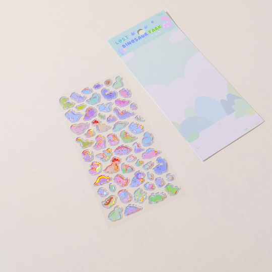 Cute Pets Holographic Stickers