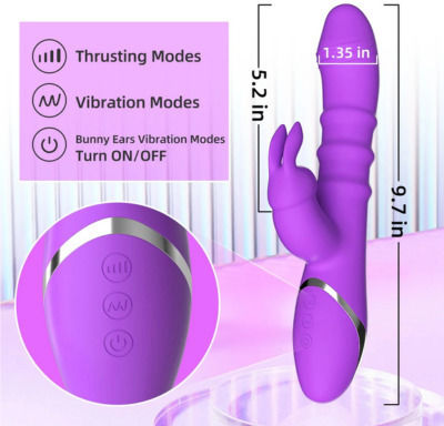 Niar Pleasures Вибратор Заек Лилав