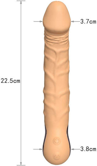 B - Series Cute Realistischer Vibrator 22,5cm Flesh