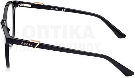 Guess Women's Acetate Prescription Eyeglass Frame Black GU2877 001