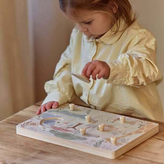 Wooden Kids Puzzle Friends Little Dutch