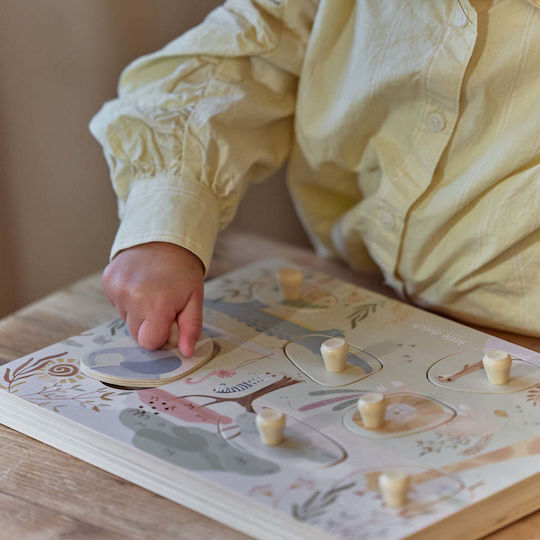 Wooden Kids Puzzle Friends Little Dutch