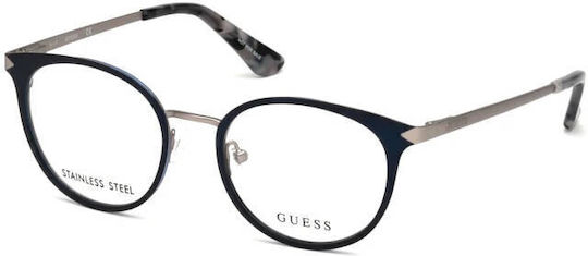 Guess Guess Damen Brillengestelle mit Rezept Blau GU2639 092