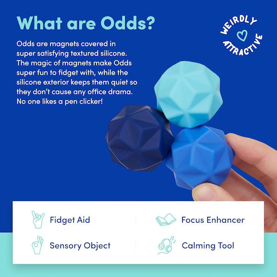 Speks Antistress Silicone Blue