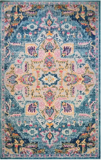 Covor Antiderapant Din Bumbac 80x150cm Multicolor