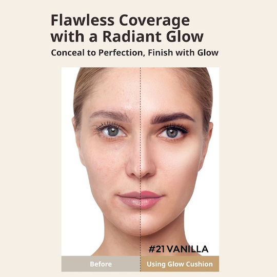 Missha Glow Cushion Cushion Foundation SPF40 Light Beige 14gr