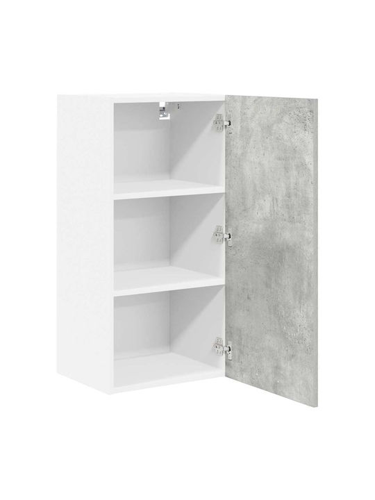 Wall Kitchen Cabinet with Grey Countertop 40x31cm