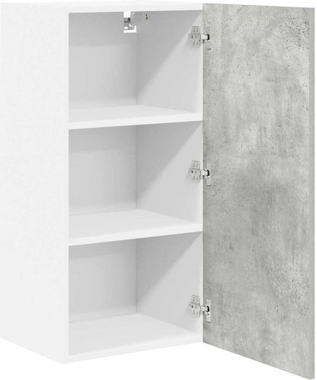 Dulap Suspendat Cu Blat De Lucru Gri 40x31cm