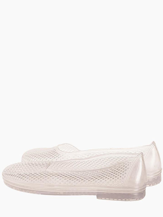 Damen Strandschuhe Transparent