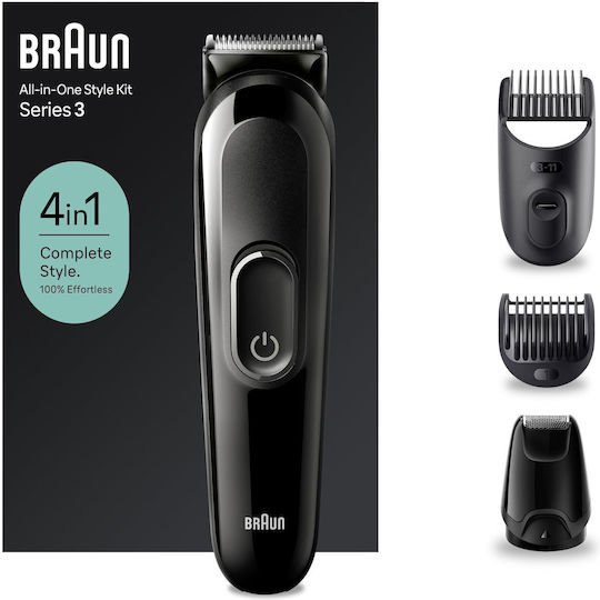 Braun All-in-One Series 3 4 in 1 Машинка за Подстригване Черна SK3400