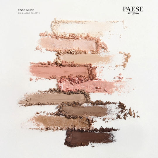 Paese Paletă Fard De Pleoape Cu Farduri De Pleoape În Formă Solidă Rose Nude 12.5gr