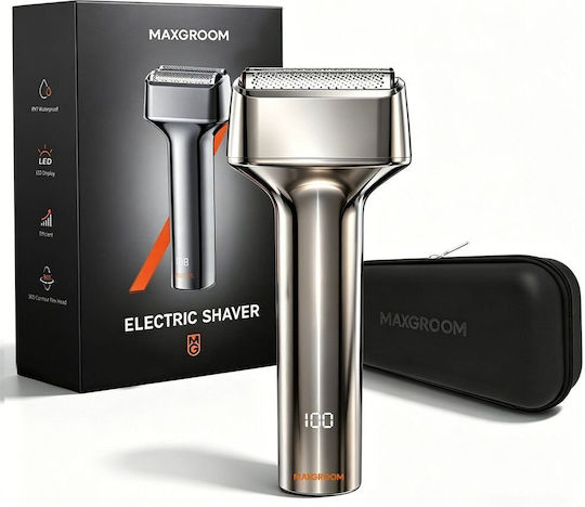 MaxGroom Vintage Elektrische Rasierer Gesicht Wiederaufladbar