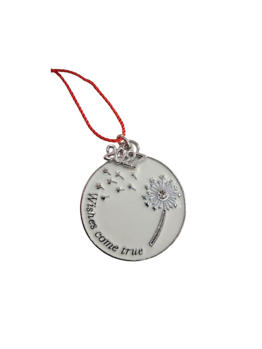 Щастие за дома Handmade 2027 Пискюл Бял Емайл Wish Come True 3,5х3,5см 2027-gf3019