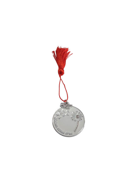 Щастие за дома Handmade 2027 Пискюл Бял Емайл Wish Come True 3,5х3,5см 2027-gf3019