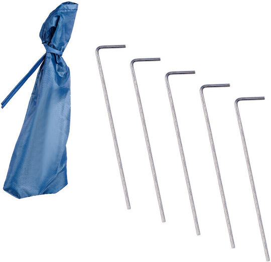 ikonka Pop Up Strandzelt Blau