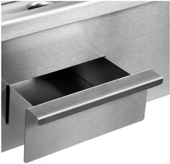 Yato Yg-04585 Smooth Electric Grill Plate 550mm 3000 W Stainless Steel