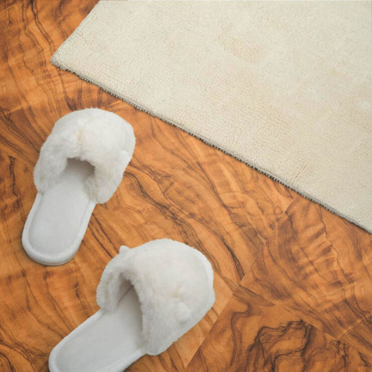 PVC Tile Set Kitchen Or Bathroom Decoration Natural Wood Pattern 6x60x30 Cm