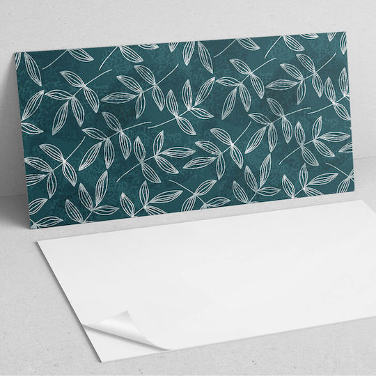 Self-Adhesive Graphic Decoration Office Or Study Leaves Embossed Background 6x60x30 Cm