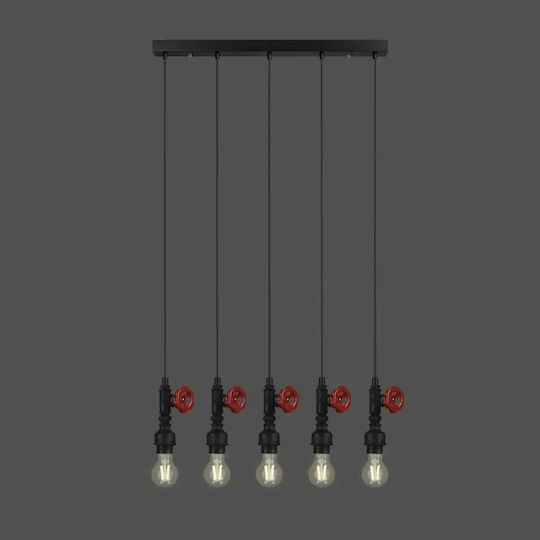 Lumină Suspendată Neagră Homs Ro11394