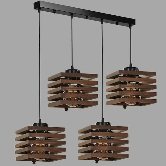 Candelabru Nuc Neagră Red Homs 40044 Candelabru Nuc Neagră Red Homs 40044
