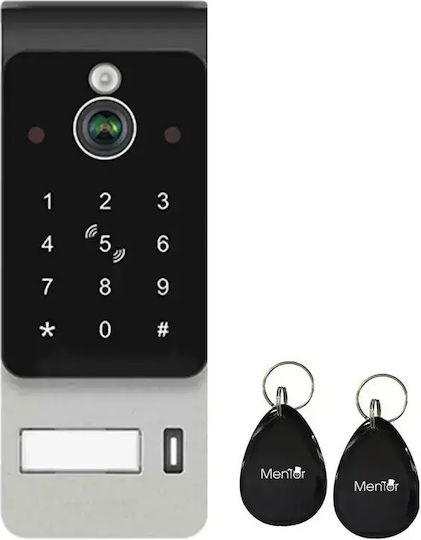 Ai Smart Wi-Fi Video Interfon 1 Familie Mentor Svk2102b 2 Fire 10 Inch Ips 2mp Fhd Pin Card Tuya Ip65 Negru