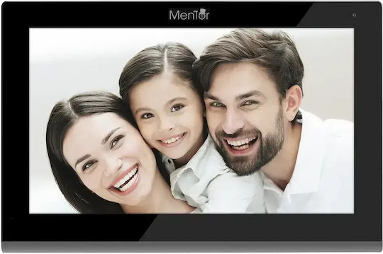 Smart Video Interfon 1 Familie Mentor Svk474b 4-fire WiFi Card Pin Tuya 7 Inch Ips Dvr Fhd 2mp Ik08 Negru