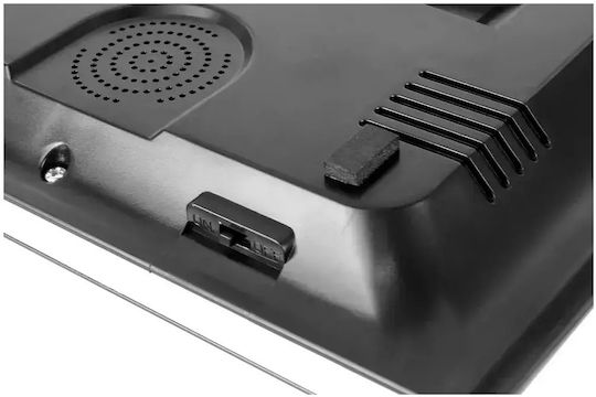 Interfon Video Inteligent Pentru 2 Familii Mentor Svk4105b Cu 4 Fire Wi-Fi Card Pin Tuya 10 Inch Ips Dvr Fhd 2mp Ik08 Negru