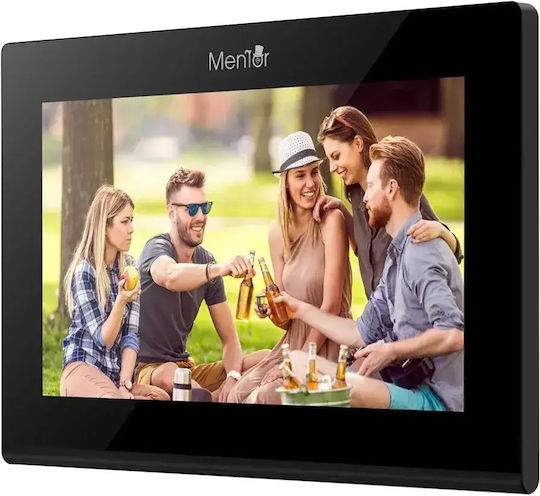 Interfon Video Smart Wi-Fi cu 2 Fire Mentor Svk2101b 10 Inch Ips 2mp Fhd Card Pin Tuya Ip65 Negru