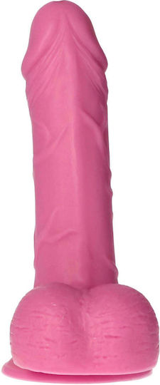 Toyz4lovers Realistisches Dildo mit Hoden und Saugnapf Fuchsie 23cm