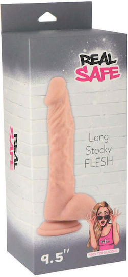 Boss Of Toys Glass Dildo with Balls and Suction Cup Fuchsia