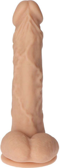 Boss Of Toys Glass Dildo with Balls and Suction Cup Fuchsia