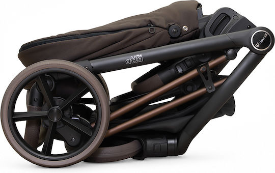 Dovadi Atta Plus Reversible 2 in 1 Baby Stroller Suitable for Newborn Greek Coffee