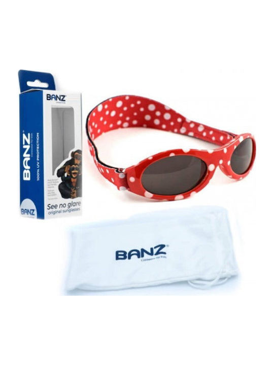 Banz Ochelari De Soare Pentru Copii Ovali Bebeluși Roșii Pentru 2-5 Ani