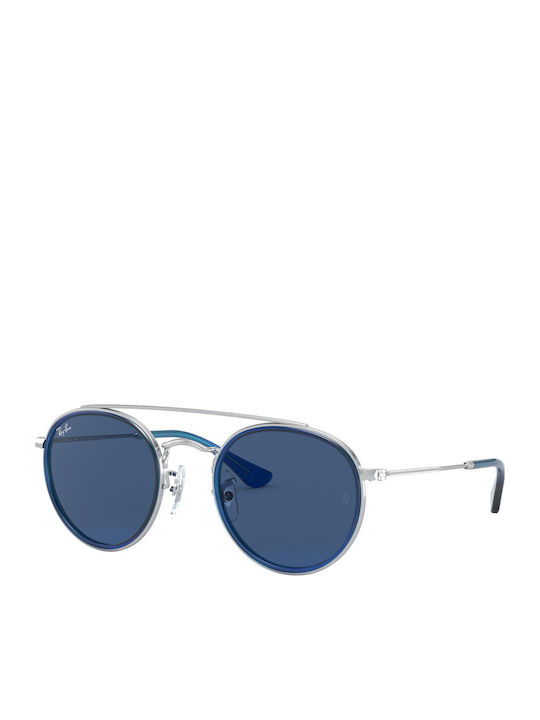 Ray Ban Στρογγυλά Παιδικά Γυαλιά Ηλίου Ασημί