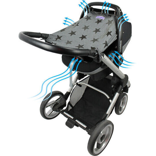 Breathable Stroller Cover Grey