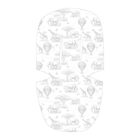 Bebe Stars Anti-sweat Stroller Mattress Grey